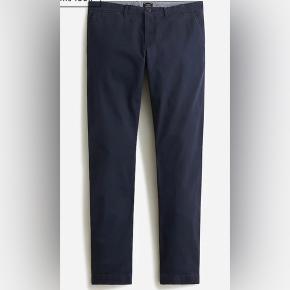 J. Crew 484 Slim Fit Stretch Pant - Navy 34x34 - Picture 1 of 3